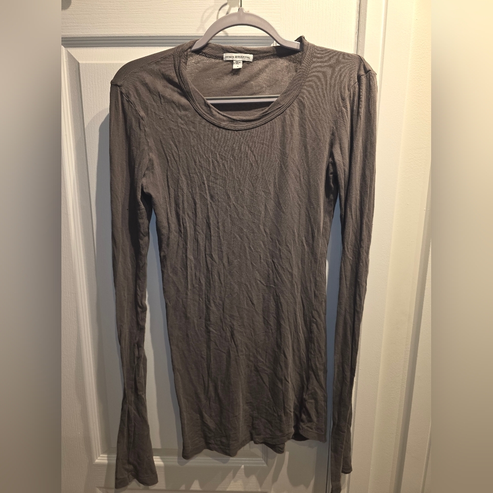James Perse Women's Long Sleeve Top